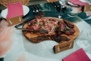 Wedding food at The Townhouse, Alresford