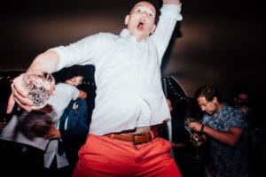 Ash Barton wedding epic dancefloor Kirsty Bowen Photography