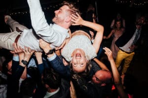Ash Barton wedding epic dancefloor Kirsty Bowen Photography