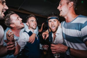 Destination wedding epic dancefloor Kirsty Bowen Photography