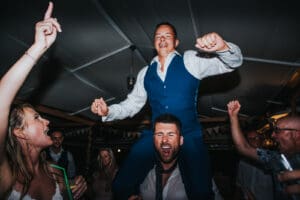 Destination wedding epic dancefloor Kirsty Bowen Photography