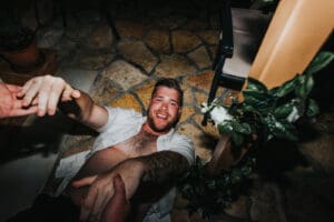 Destination wedding epic dancefloor Kirsty Bowen Photography