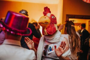 Huntstile Organic Farm wedding epic dancefloor Kirsty Bowen Photography